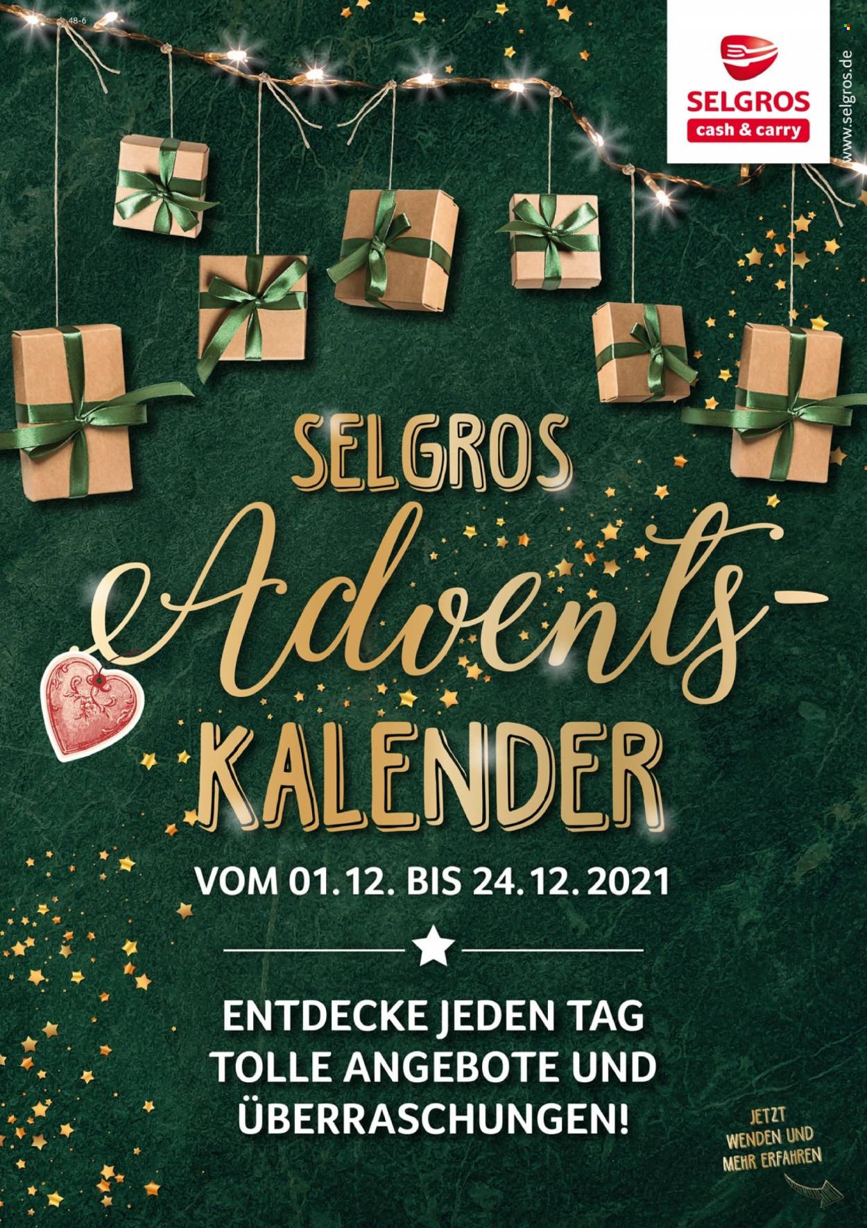 Selgros Prospekte  - 18.11.2021 - 1.12.2021. Seite 1