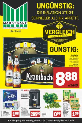 Prospekte Marktkauf - 15.11.2021 - 20.11.2021.