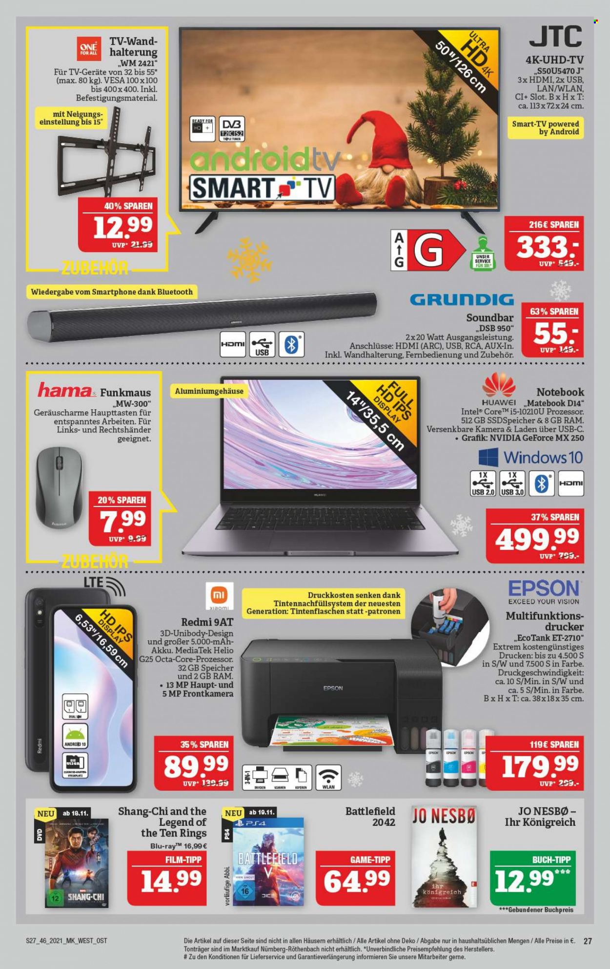 Marktkauf Prospekte  - 15.11.2021 - 20.11.2021. Seite 31