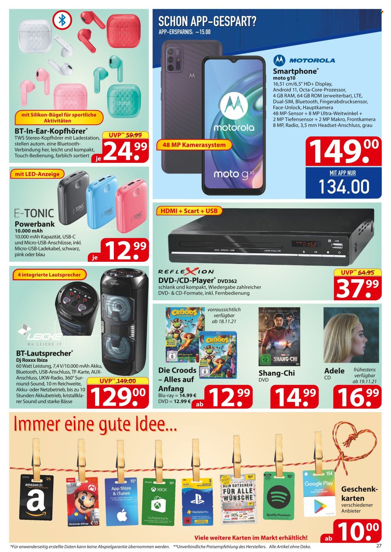 famila Prospekte  - 15.11.2021 - 20.11.2021. Seite 27
