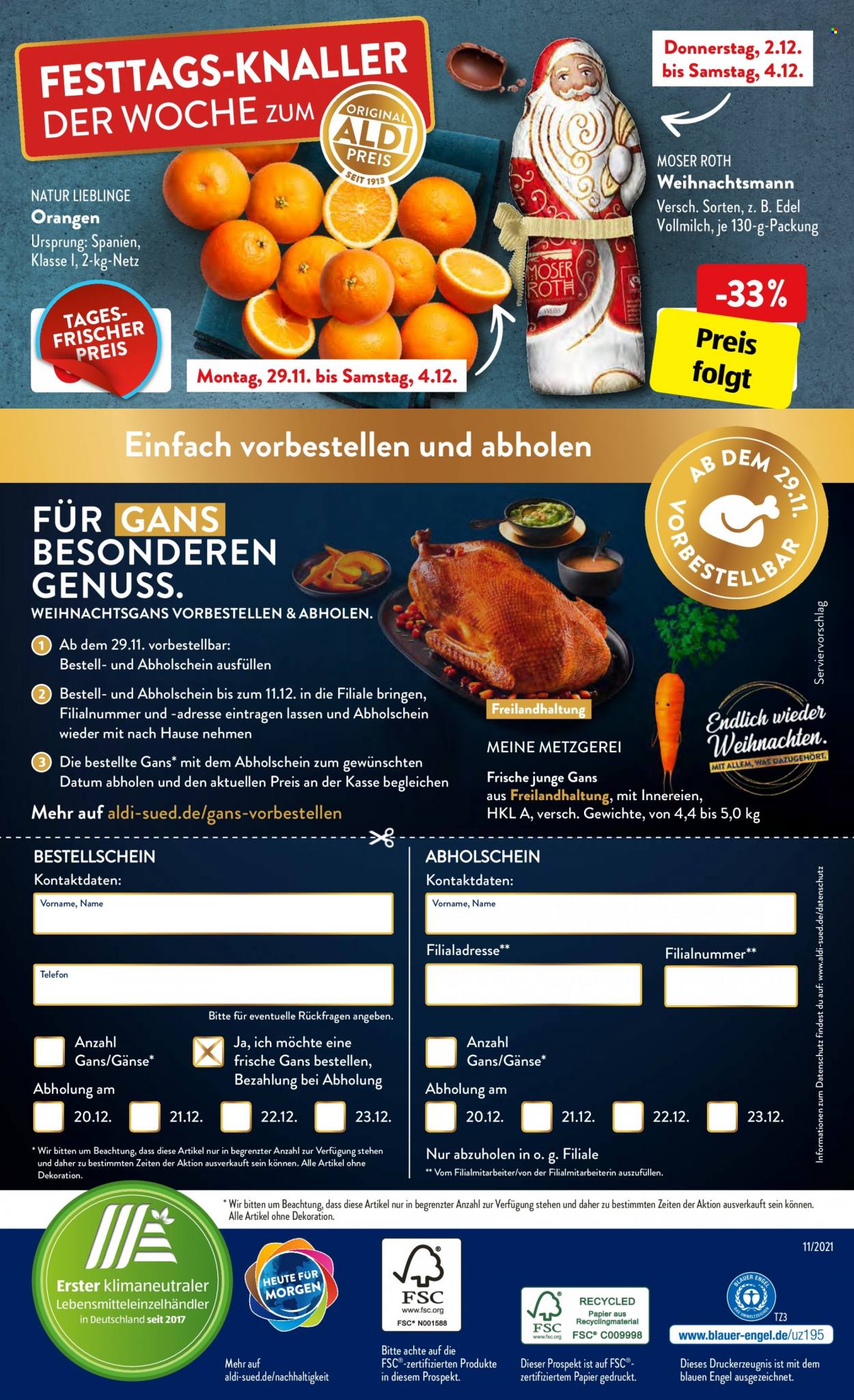 ALDI SÜD Prospekte  - 29.11.2021 - 4.12.2021. Seite 44