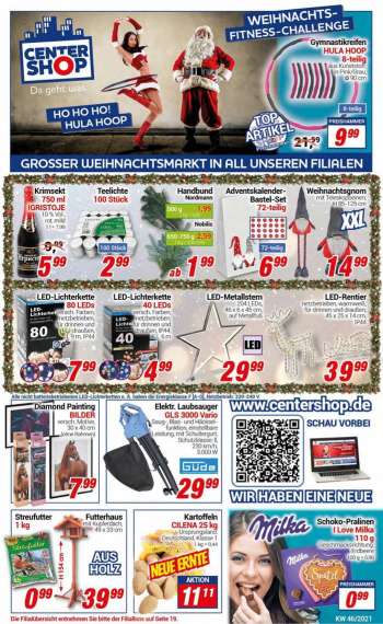 Prospekte CENTERSHOP - 15.11.2021 - 20.11.2021.