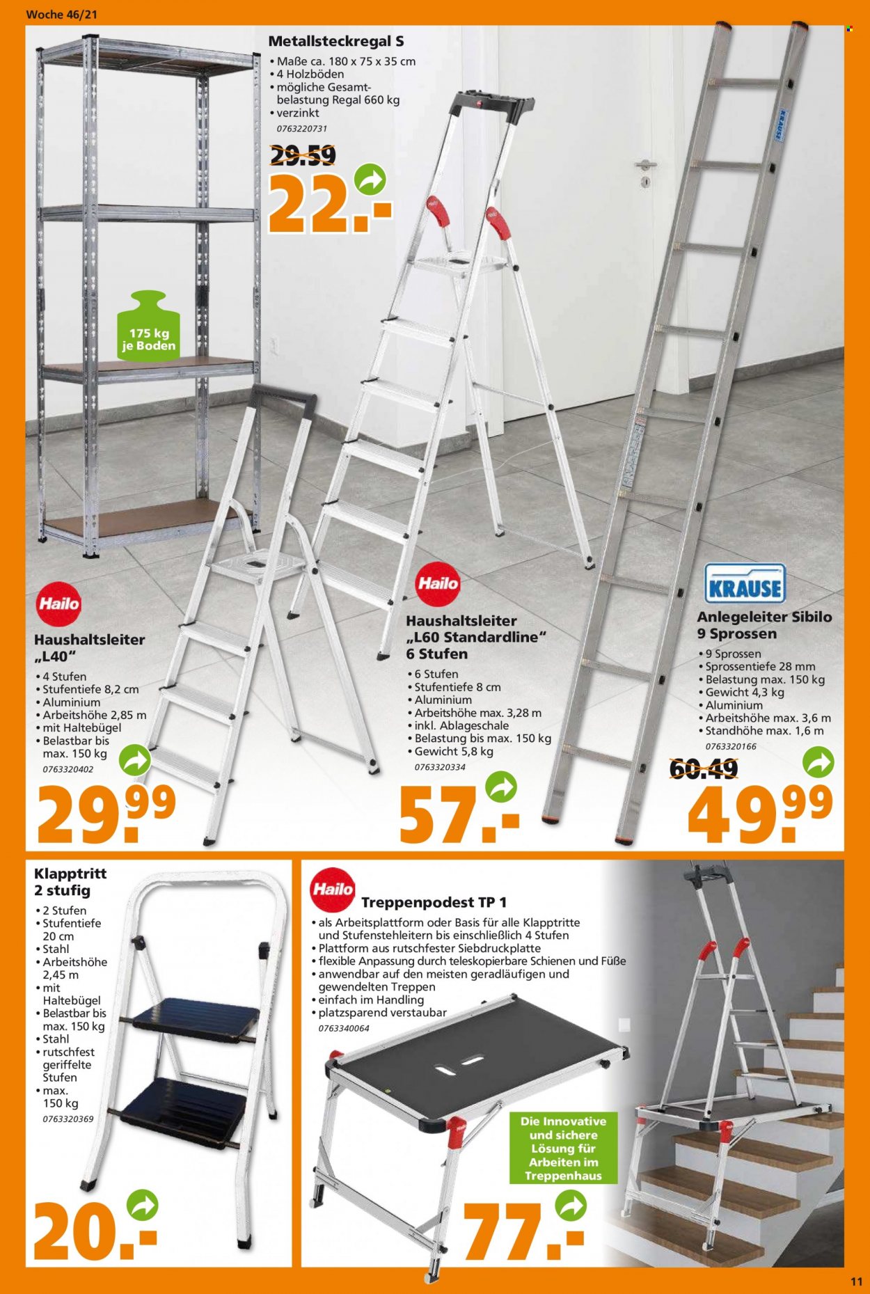 Globus Baumarkt Prospekte  - 15.11.2021 - 20.11.2021. Seite 11