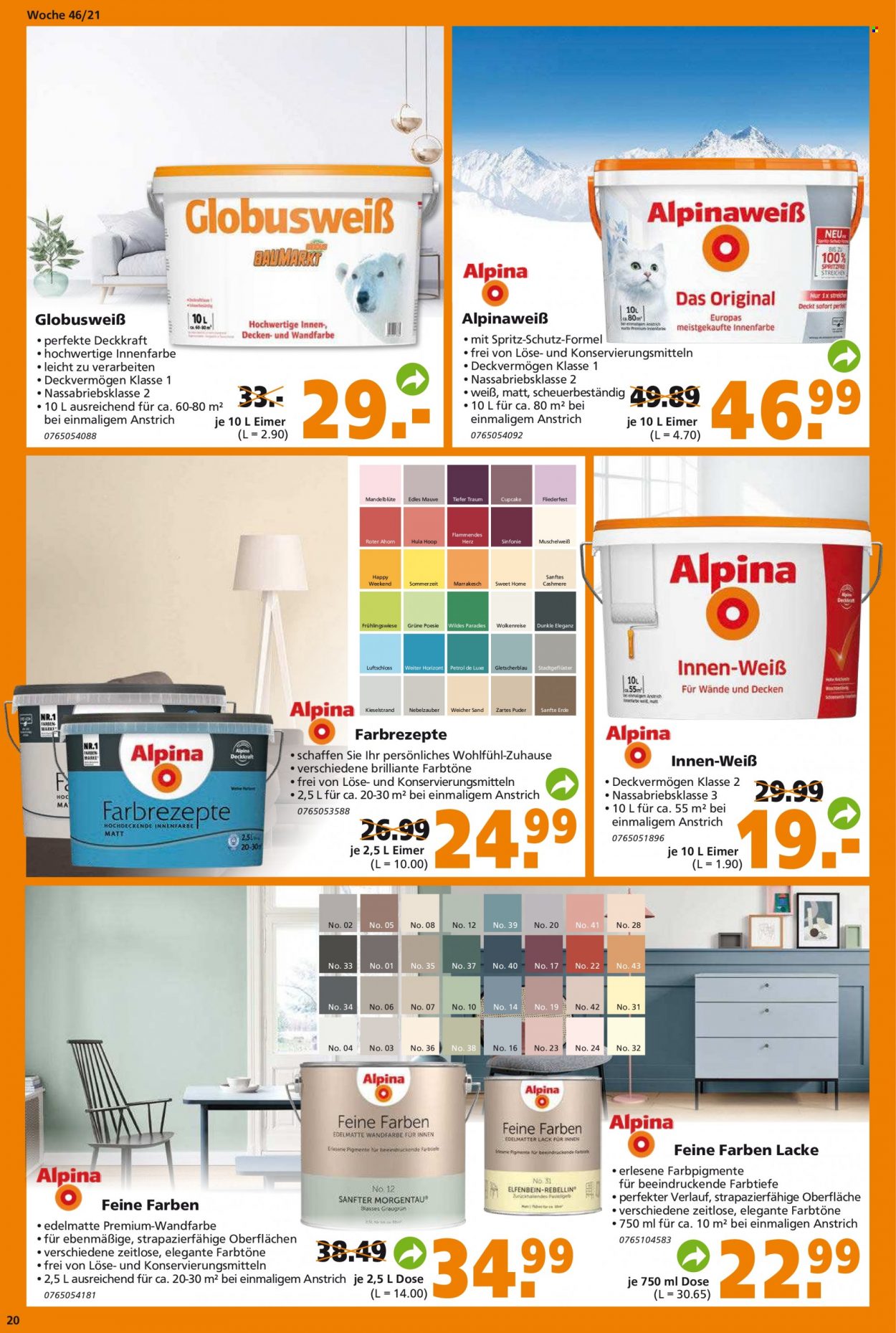 Globus Baumarkt Prospekte  - 15.11.2021 - 20.11.2021. Seite 20