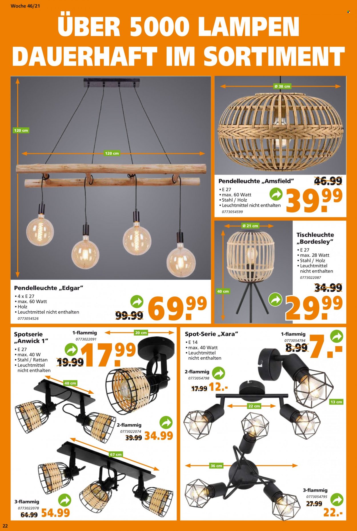 Globus Baumarkt Prospekte  - 15.11.2021 - 20.11.2021. Seite 22