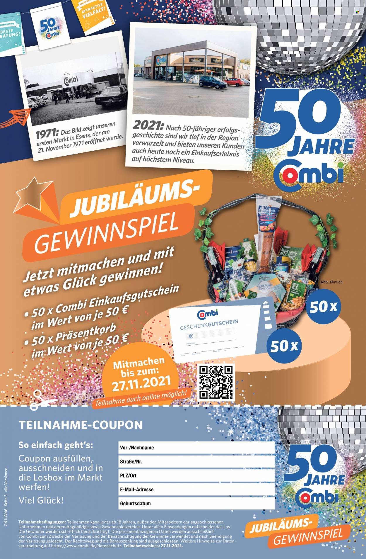 Combi Prospekte  - 15.11.2021 - 20.11.2021. Seite 3