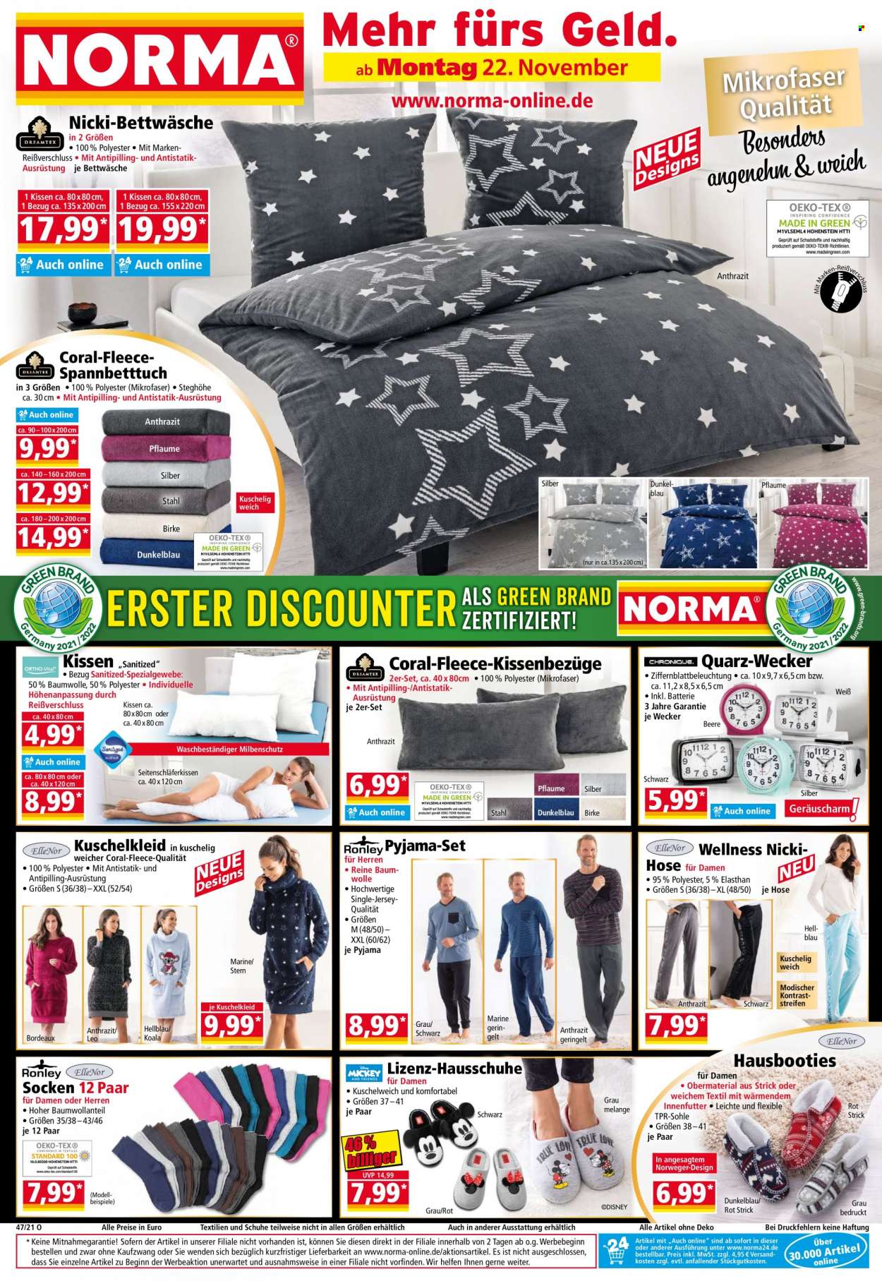 Norma Prospekte  - 22.11.2021 - 28.11.2021. Seite 1