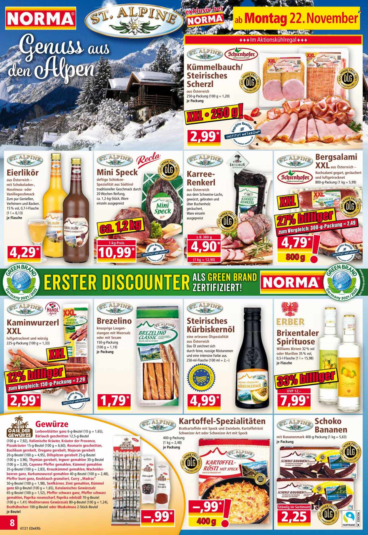 Norma Prospekte  - 22.11.2021 - 28.11.2021. Seite 8
