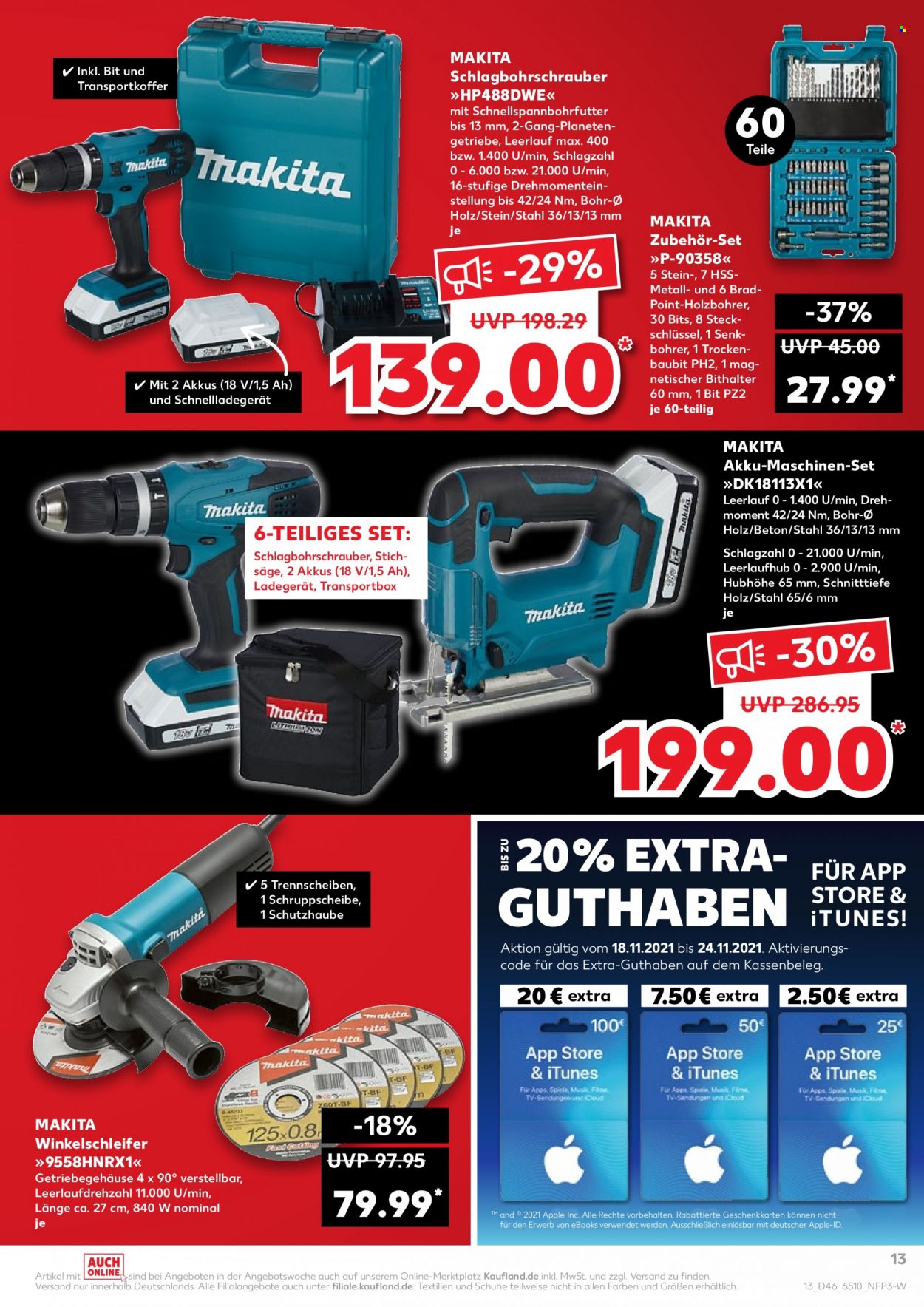 Kaufland Prospekte  - 18.11.2021 - 24.11.2021. Seite 13