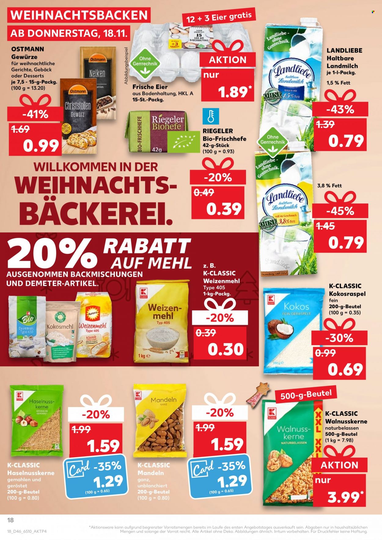 Kaufland Prospekte  - 18.11.2021 - 24.11.2021. Seite 18
