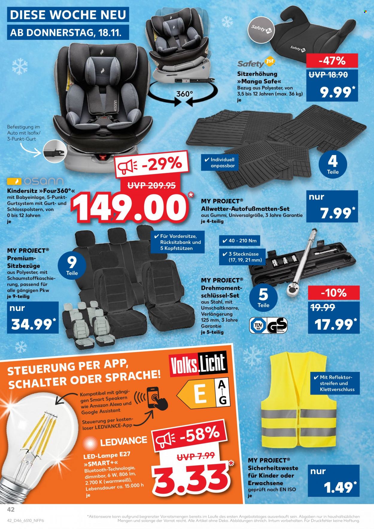 Kaufland Prospekte  - 18.11.2021 - 24.11.2021. Seite 42