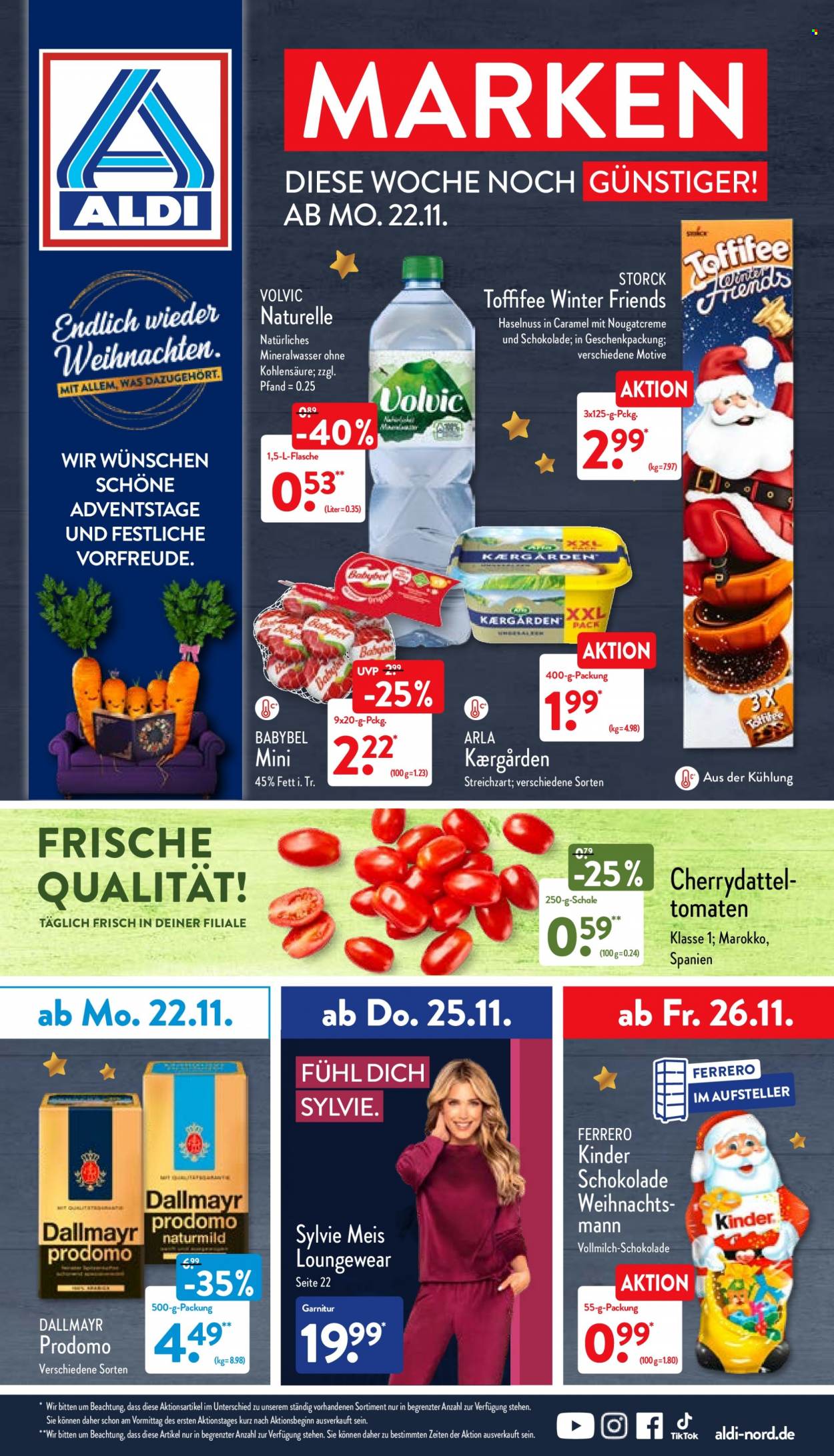 ALDI Nord Prospekte  - 22.11.2021 - 27.11.2021. Seite 1