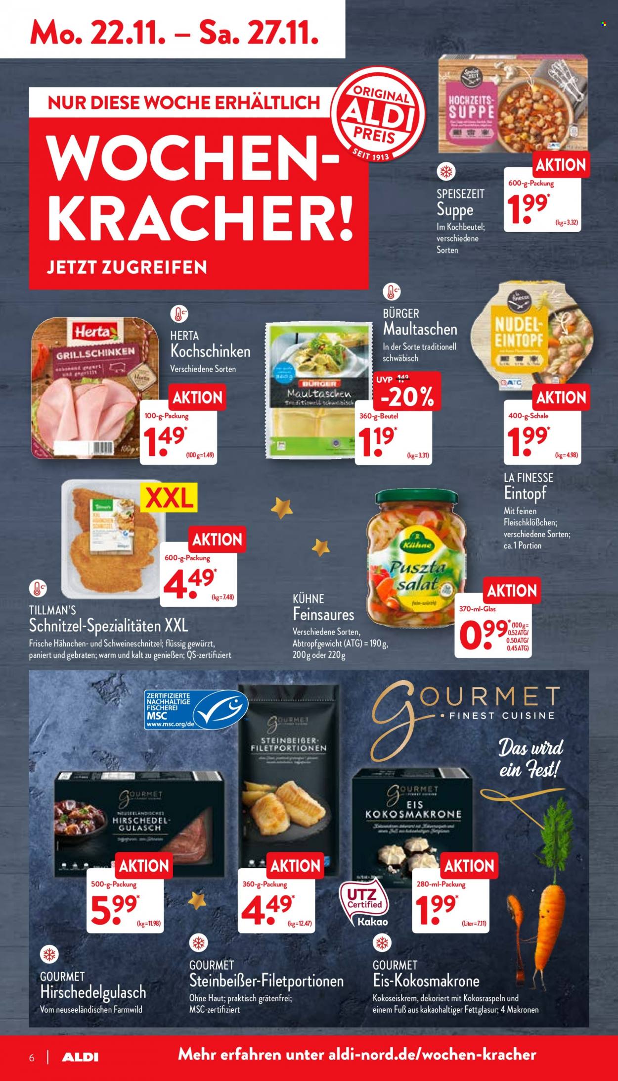 ALDI Nord Prospekte  - 22.11.2021 - 27.11.2021. Seite 6