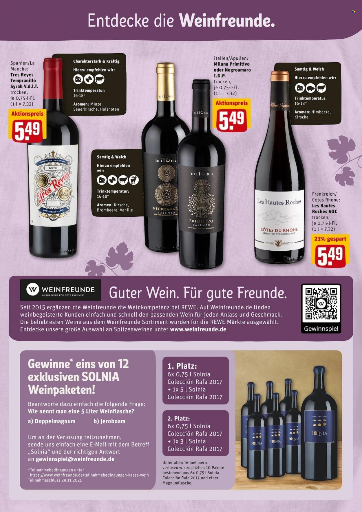 REWE Prospekte  - 15.11.2021 - 20.11.2021. Seite 31