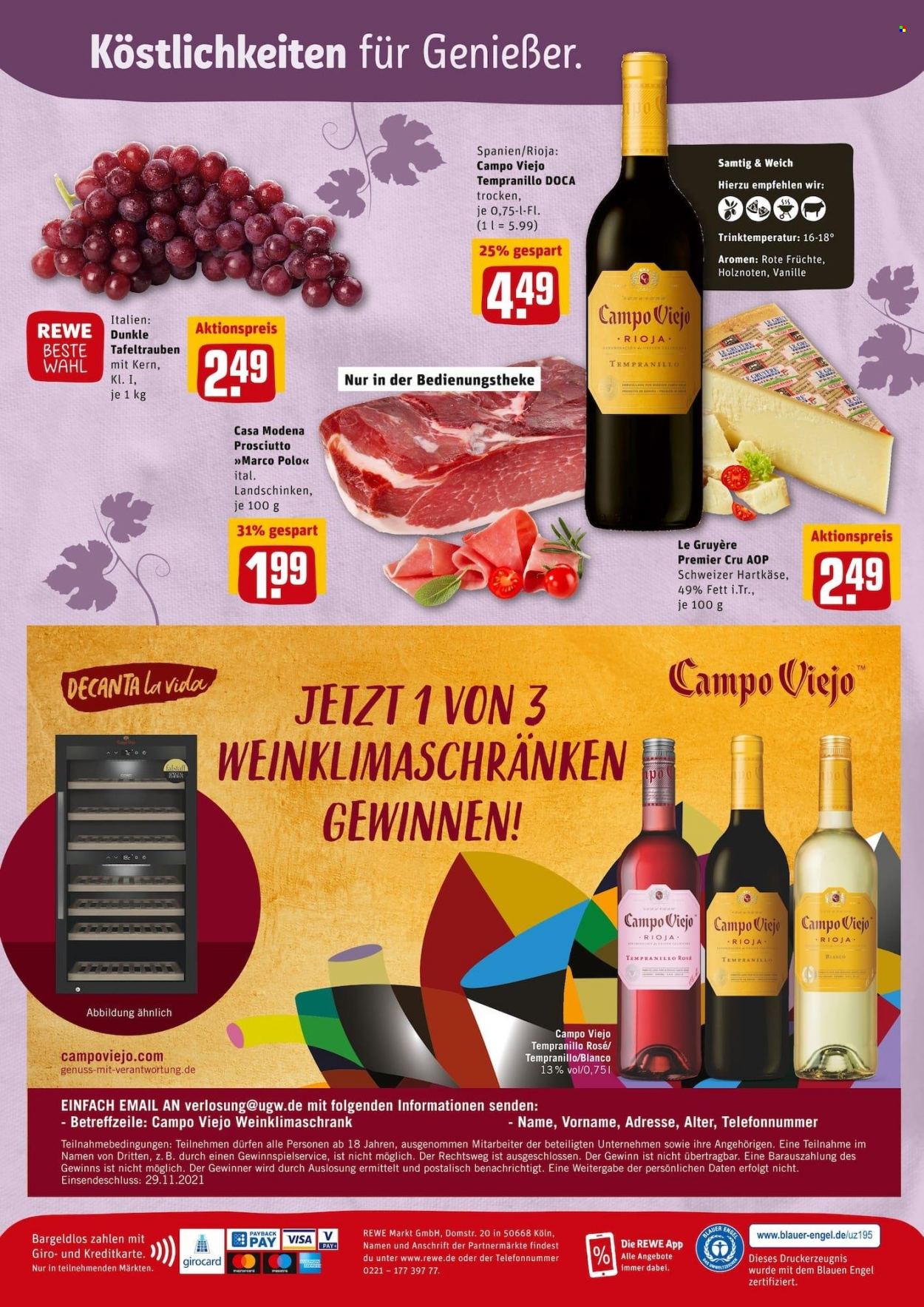 REWE Prospekte  - 15.11.2021 - 20.11.2021. Seite 36