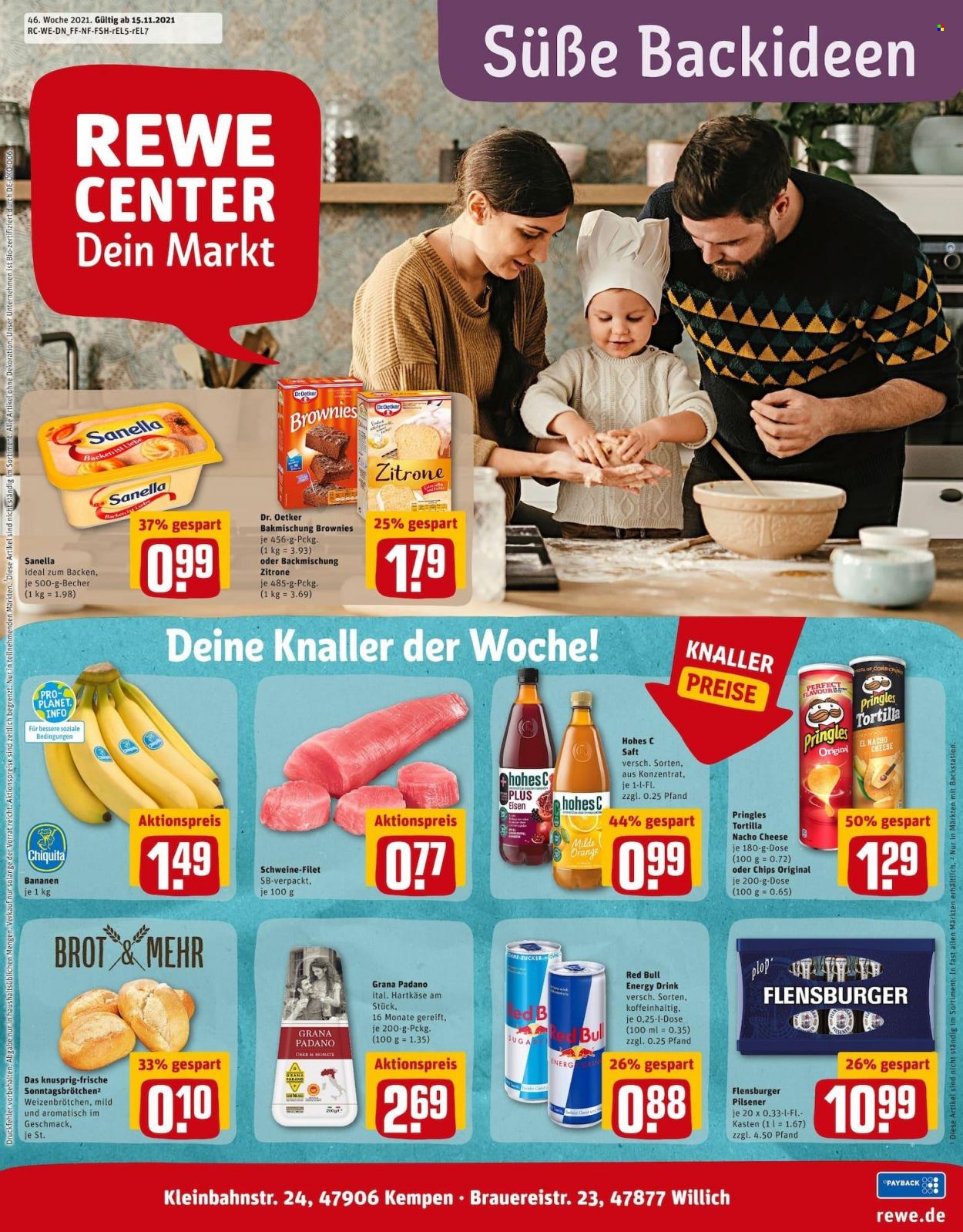 REWE Prospekte  - 15.11.2021 - 20.11.2021. Seite 1