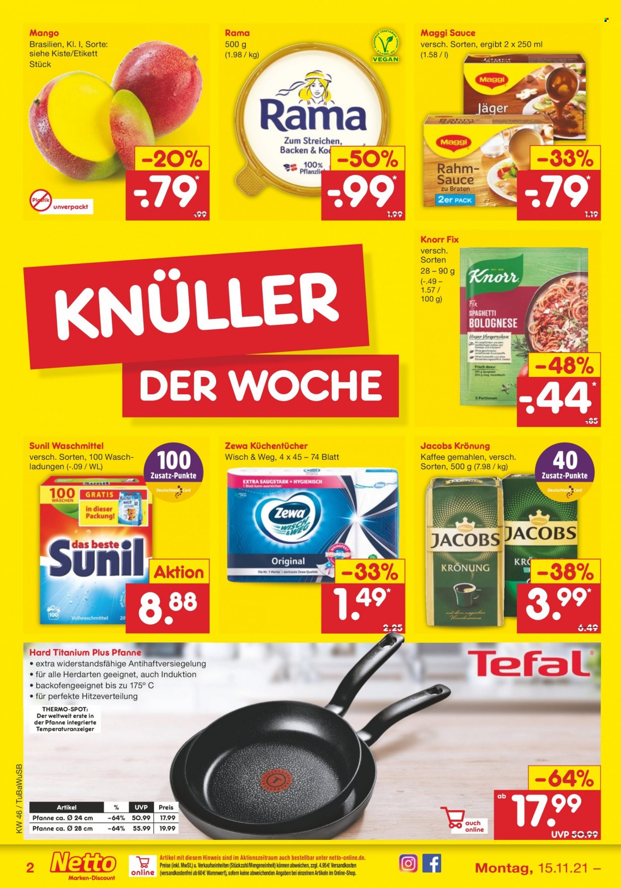 Netto Marken-Discount Prospekte  - 15.11.2021 - 20.11.2021. Seite 2