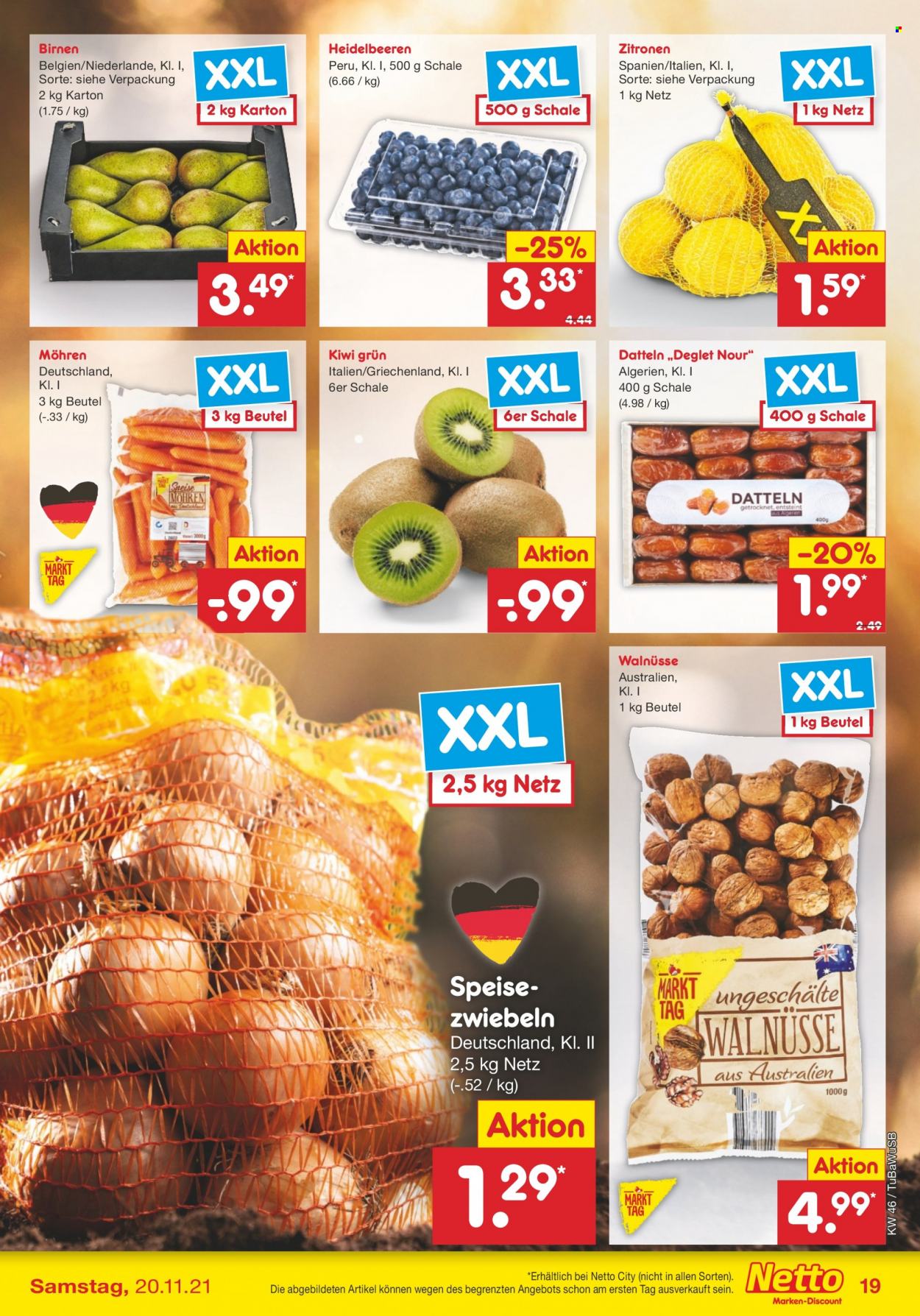 Netto Marken-Discount Prospekte  - 15.11.2021 - 20.11.2021. Seite 19