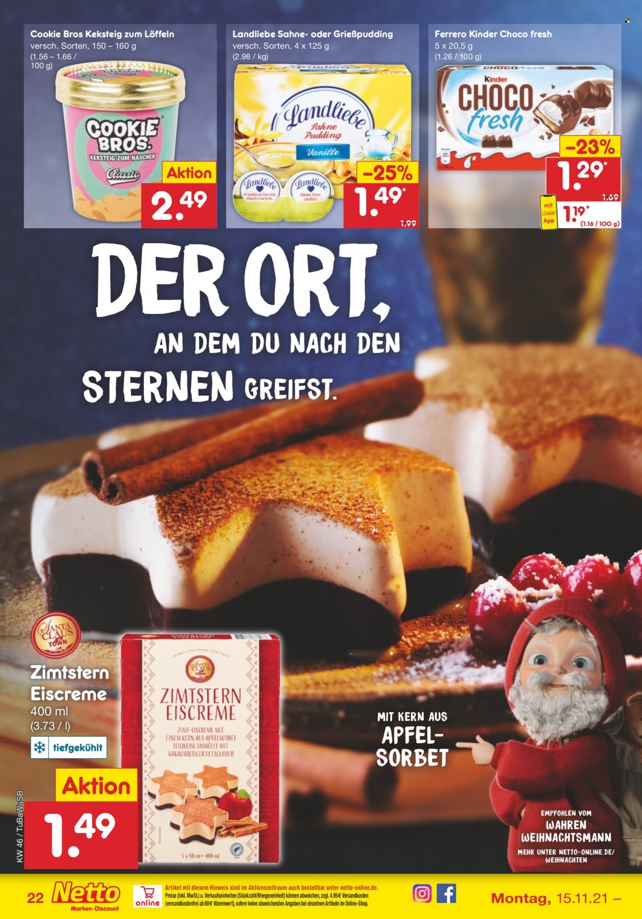Netto Marken-Discount Prospekte  - 15.11.2021 - 20.11.2021. Seite 22