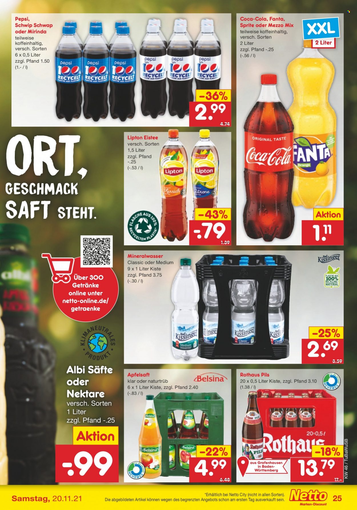 Netto Marken-Discount Prospekte  - 15.11.2021 - 20.11.2021. Seite 25