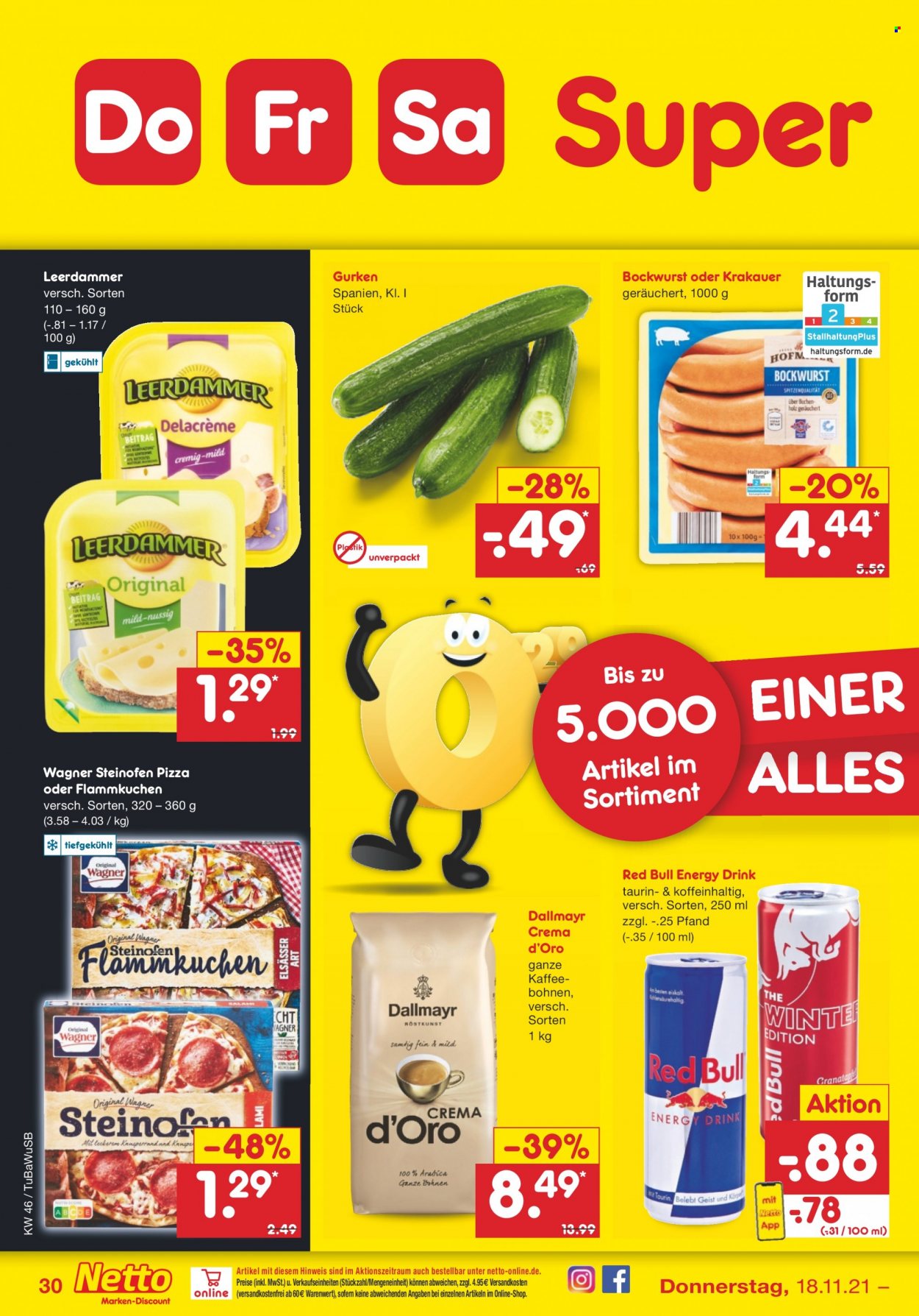 Netto Marken-Discount Prospekte  - 15.11.2021 - 20.11.2021. Seite 30