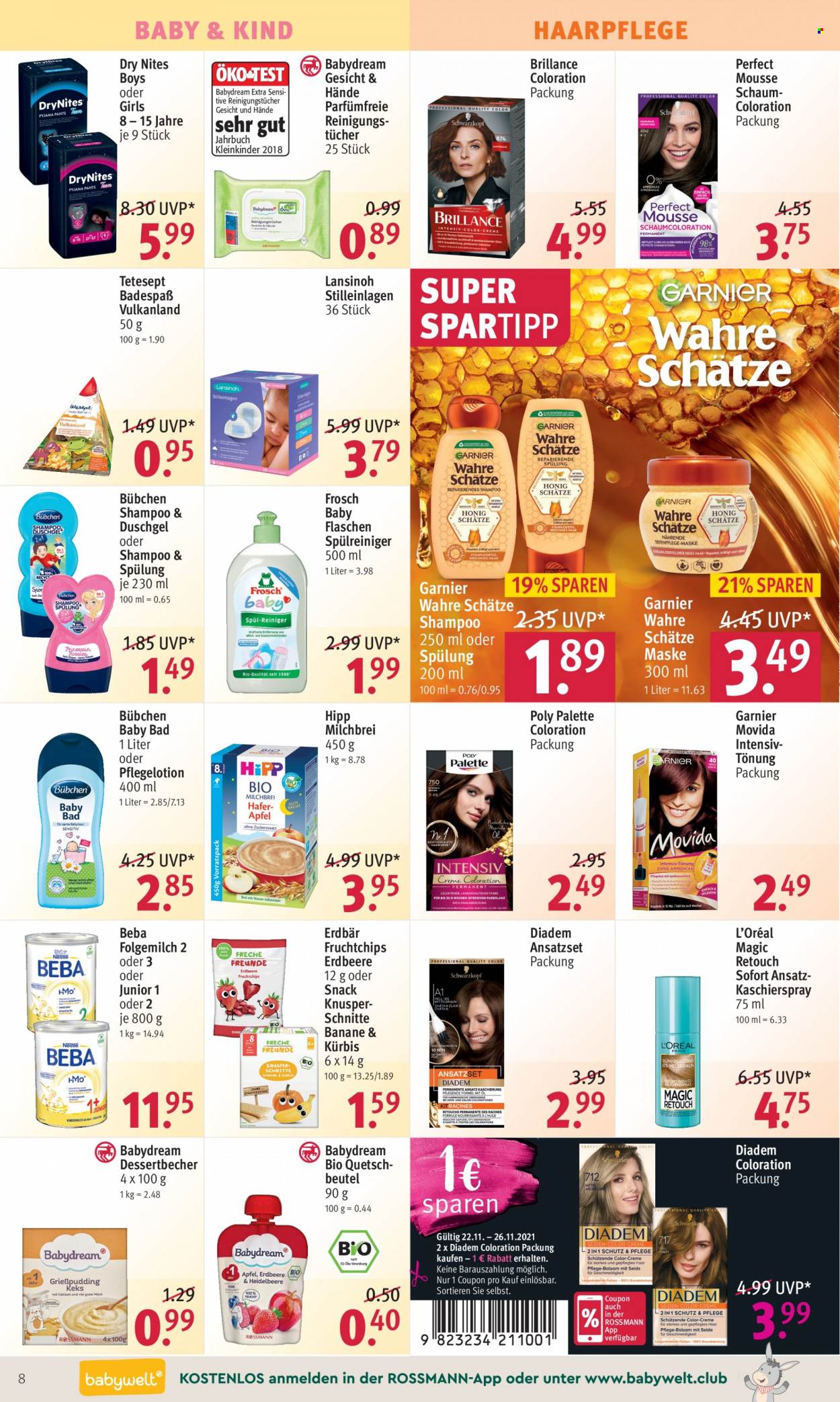 Rossmann Prospekte  - 22.11.2021 - 26.11.2021. Seite 8