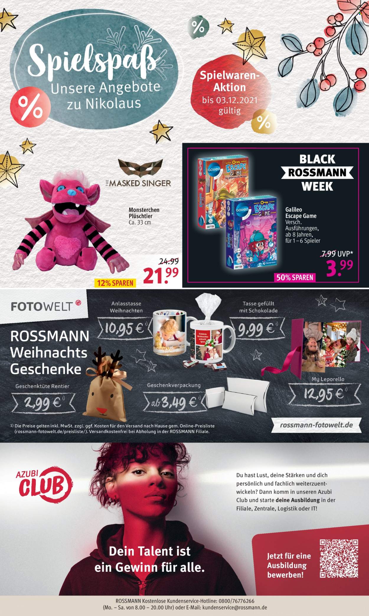 Rossmann Prospekte  - 22.11.2021 - 3.12.2021. Seite 16