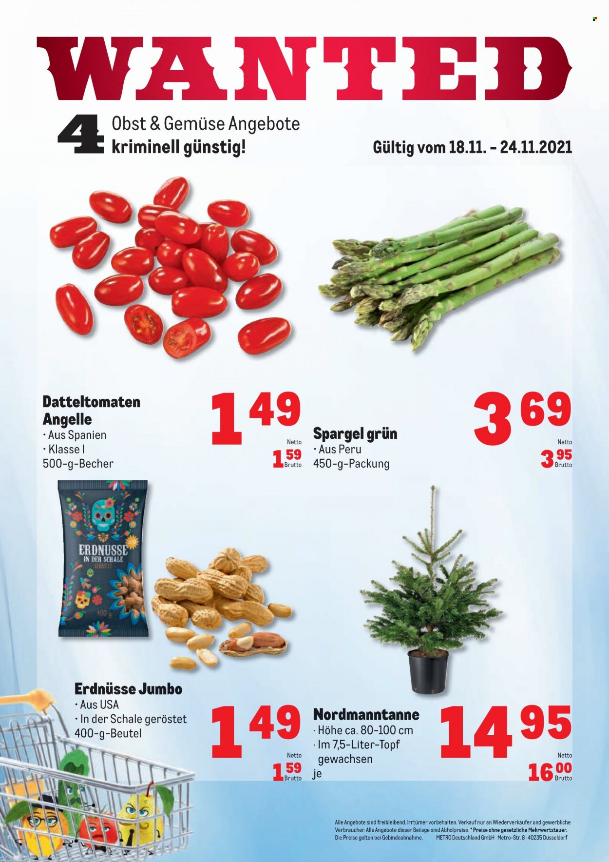 Metro Prospekte  - 18.11.2021 - 24.11.2021. Seite 1