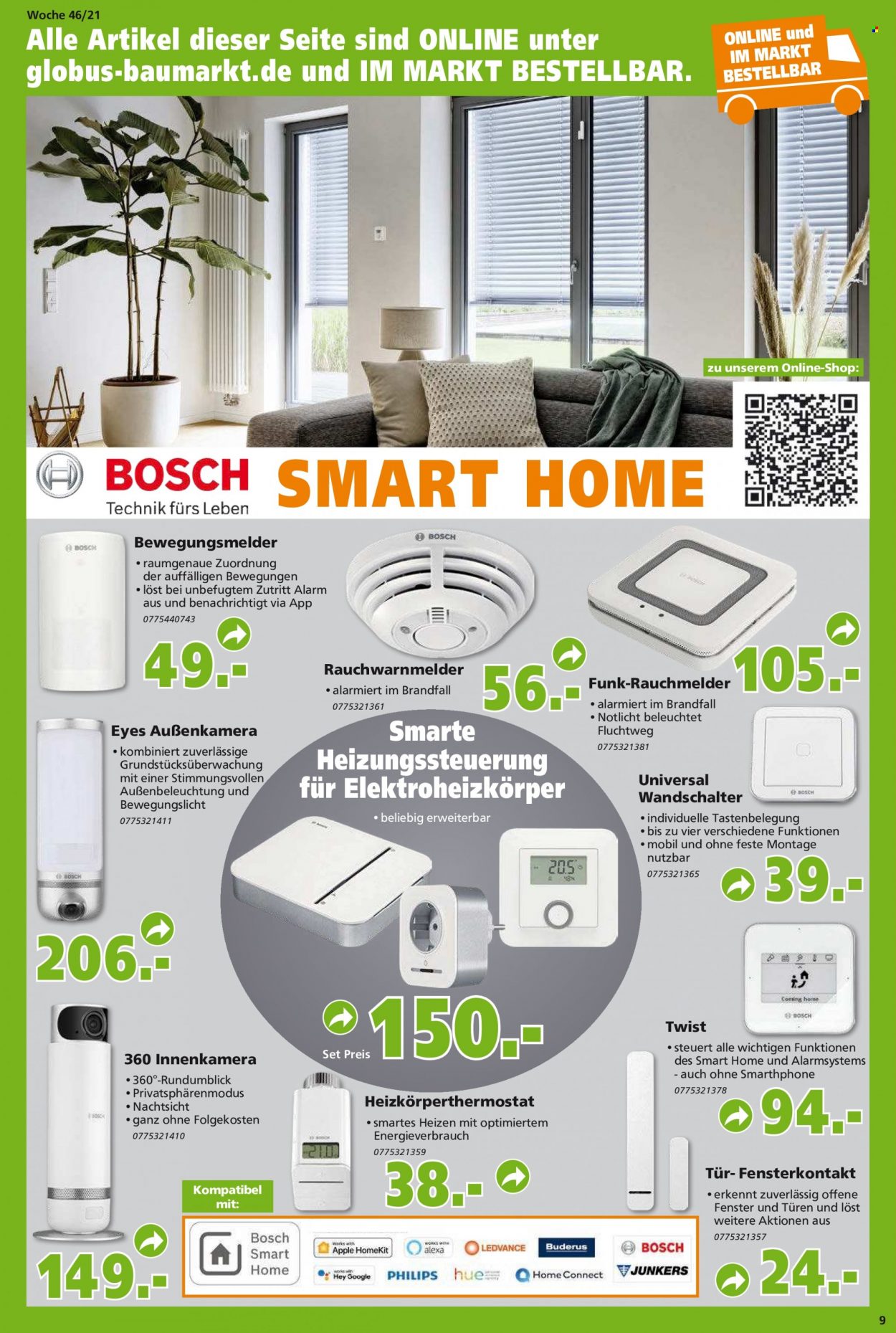 Globus Baumarkt Prospekte  - 16.11.2021 - 23.11.2021. Seite 9