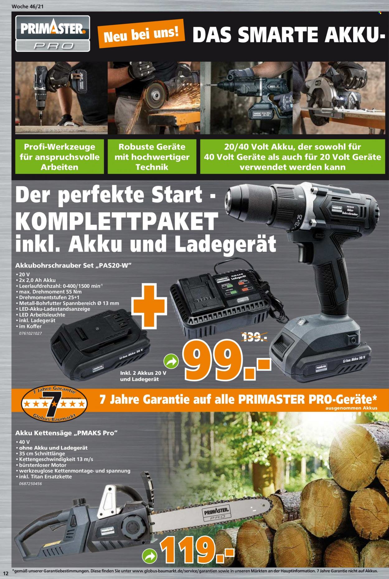 Globus Baumarkt Prospekte  - 16.11.2021 - 23.11.2021. Seite 12