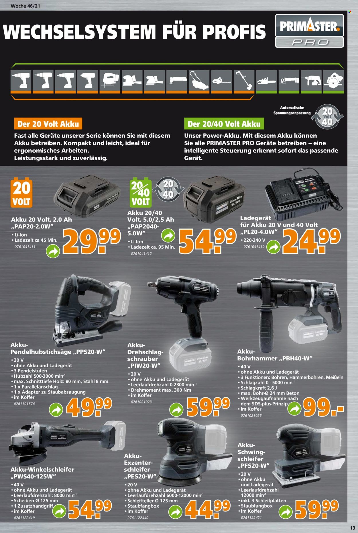 Globus Baumarkt Prospekte  - 16.11.2021 - 23.11.2021. Seite 13