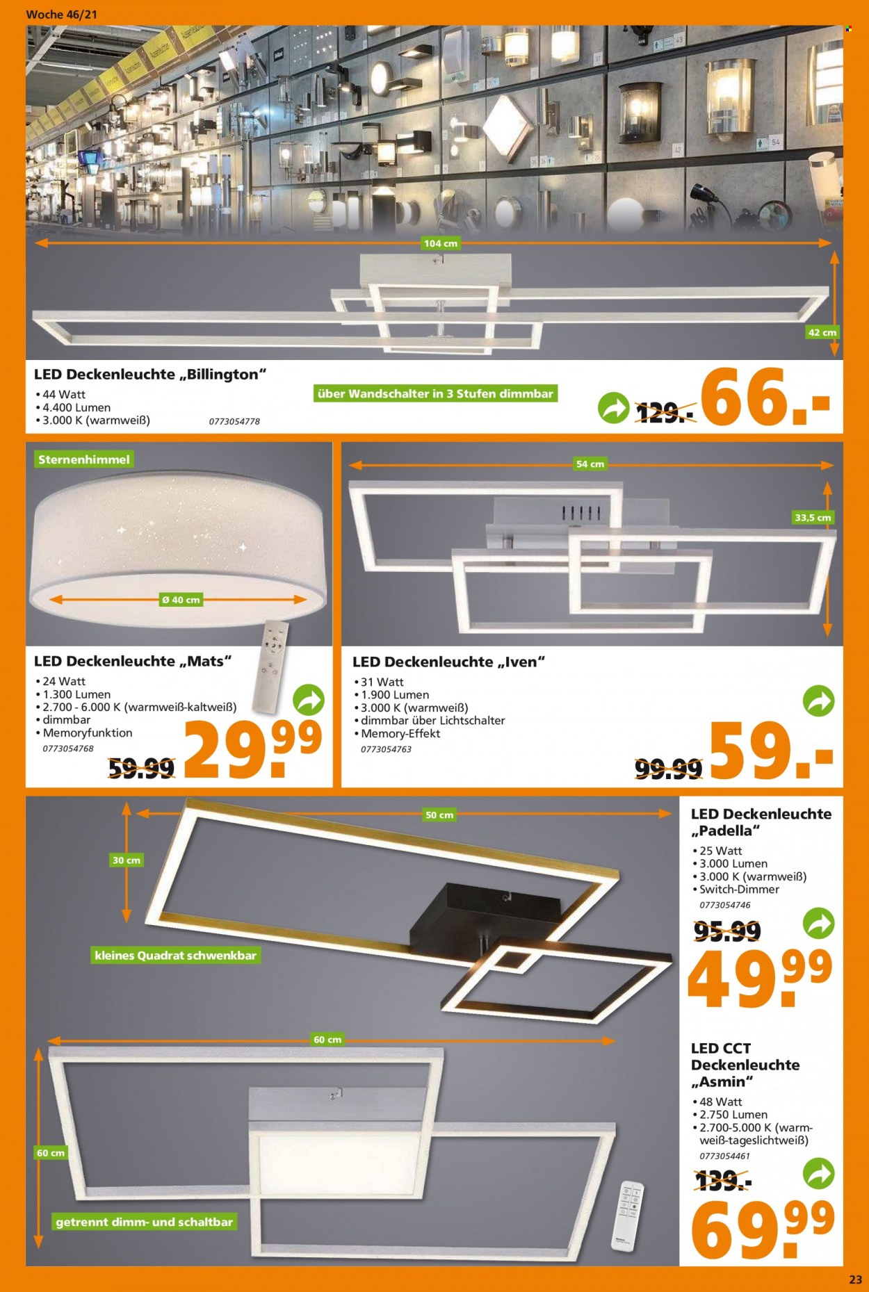 Globus Baumarkt Prospekte  - 16.11.2021 - 23.11.2021. Seite 23