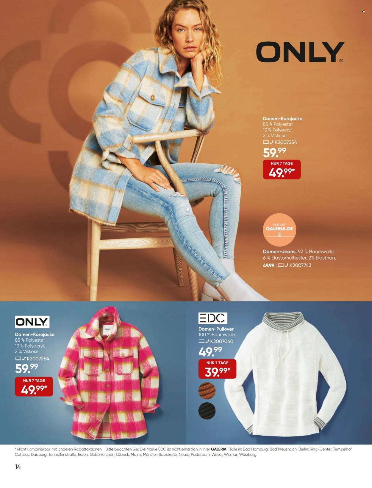 GALERIA Karstadt Kaufhof Prospekte  - 17.11.2021 - 23.11.2021. Seite 14