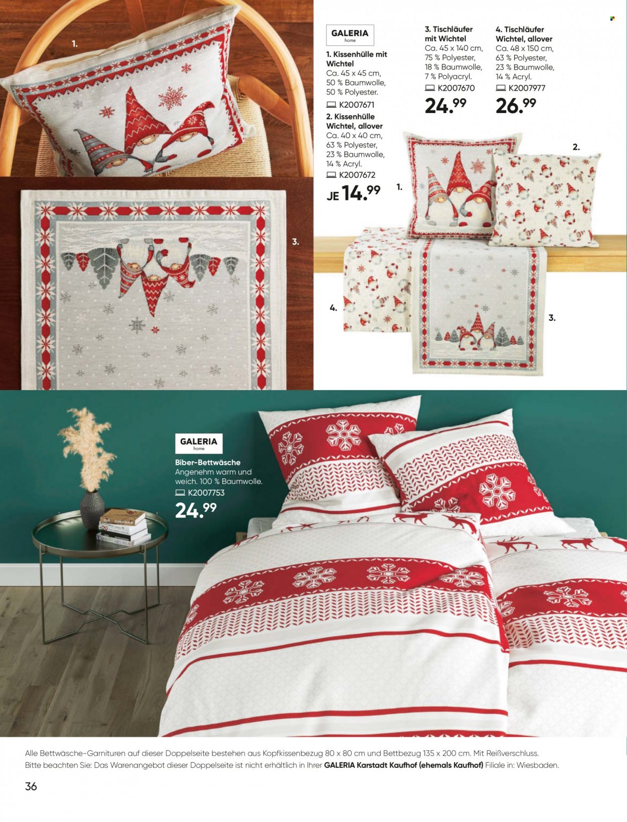 GALERIA Karstadt Kaufhof Prospekte  - 17.11.2021 - 23.11.2021. Seite 36