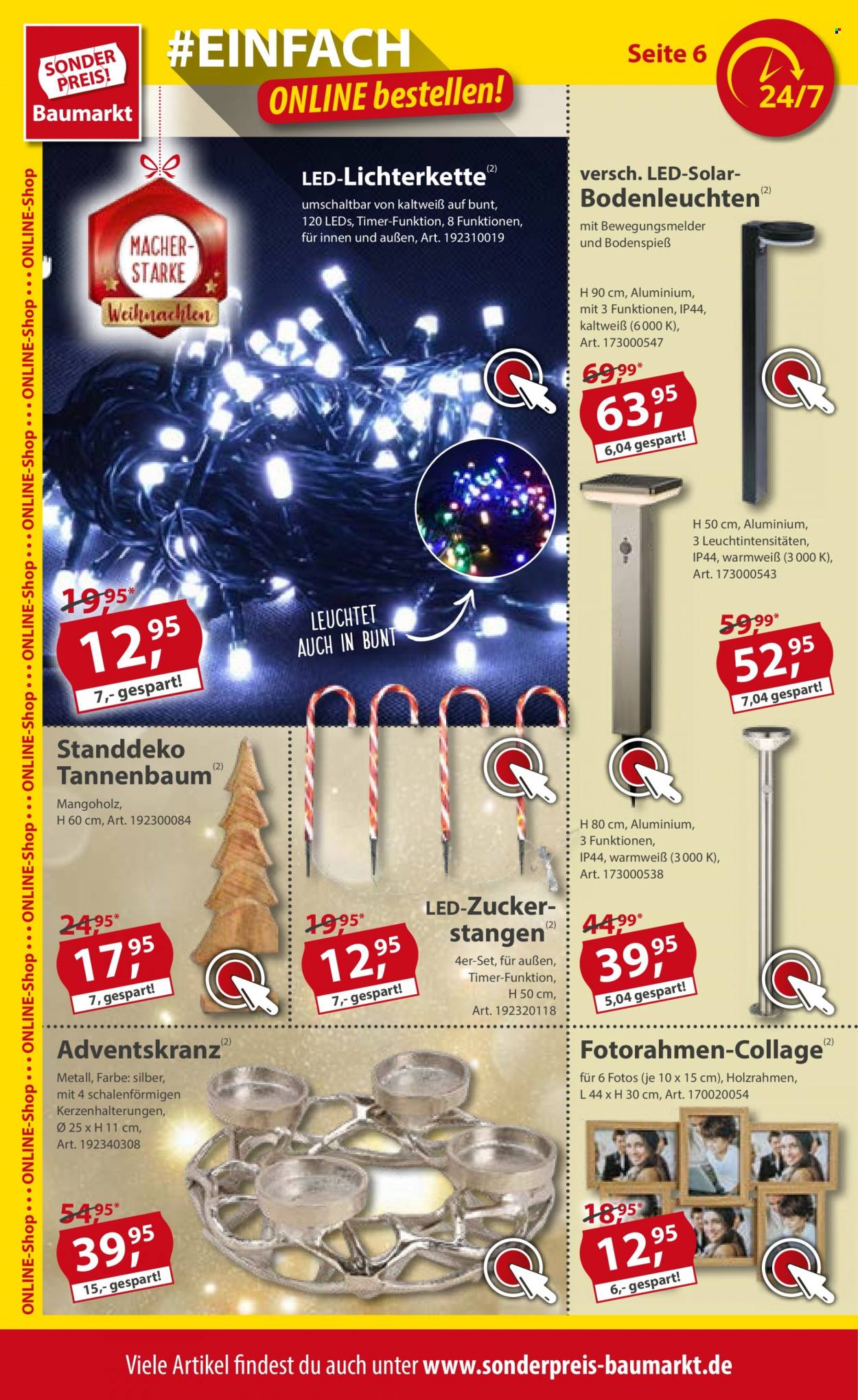 Sonderpreis-Baumarkt Prospekte  - 27.11.2021 - 3.12.2021. Seite 6