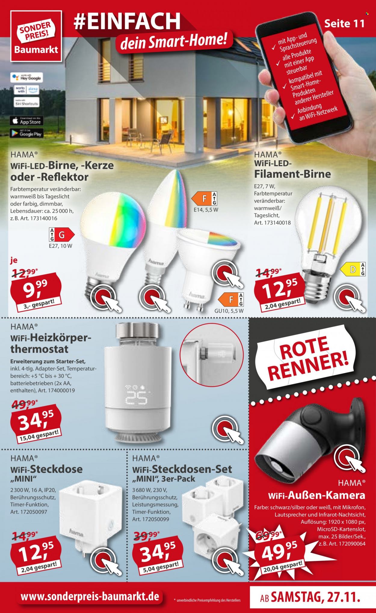 Sonderpreis-Baumarkt Prospekte  - 27.11.2021 - 3.12.2021. Seite 11