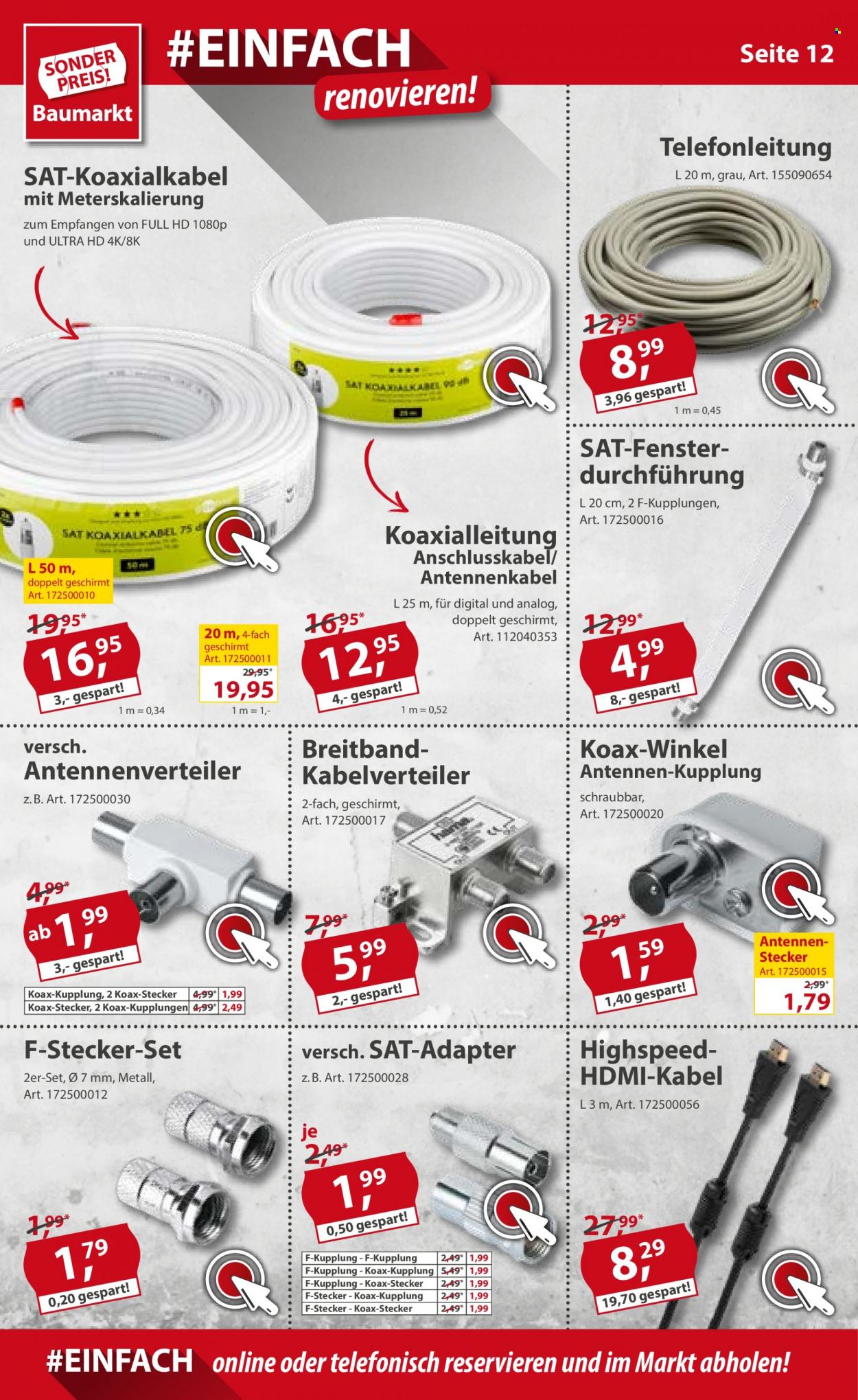 Sonderpreis-Baumarkt Prospekte  - 27.11.2021 - 3.12.2021. Seite 12