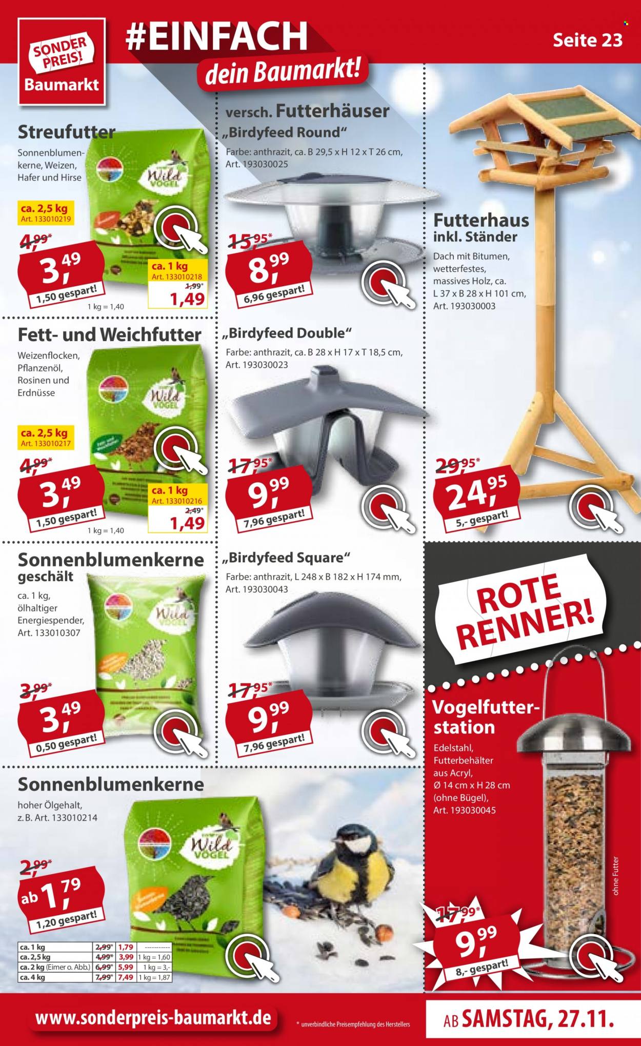 Sonderpreis-Baumarkt Prospekte  - 27.11.2021 - 3.12.2021. Seite 23