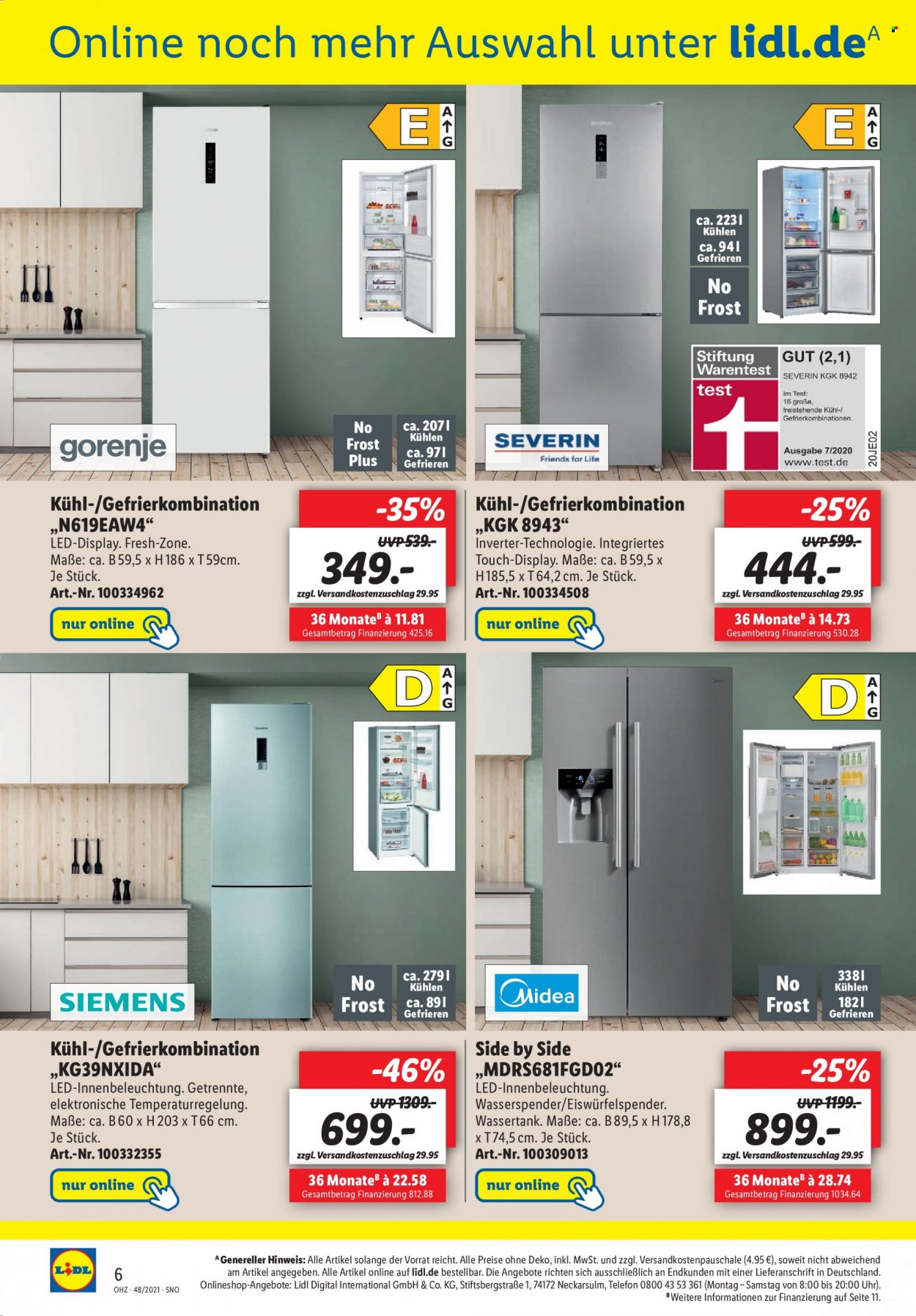 Lidl Prospekte  - 29.11.2021 - 5.12.2021. Seite 6