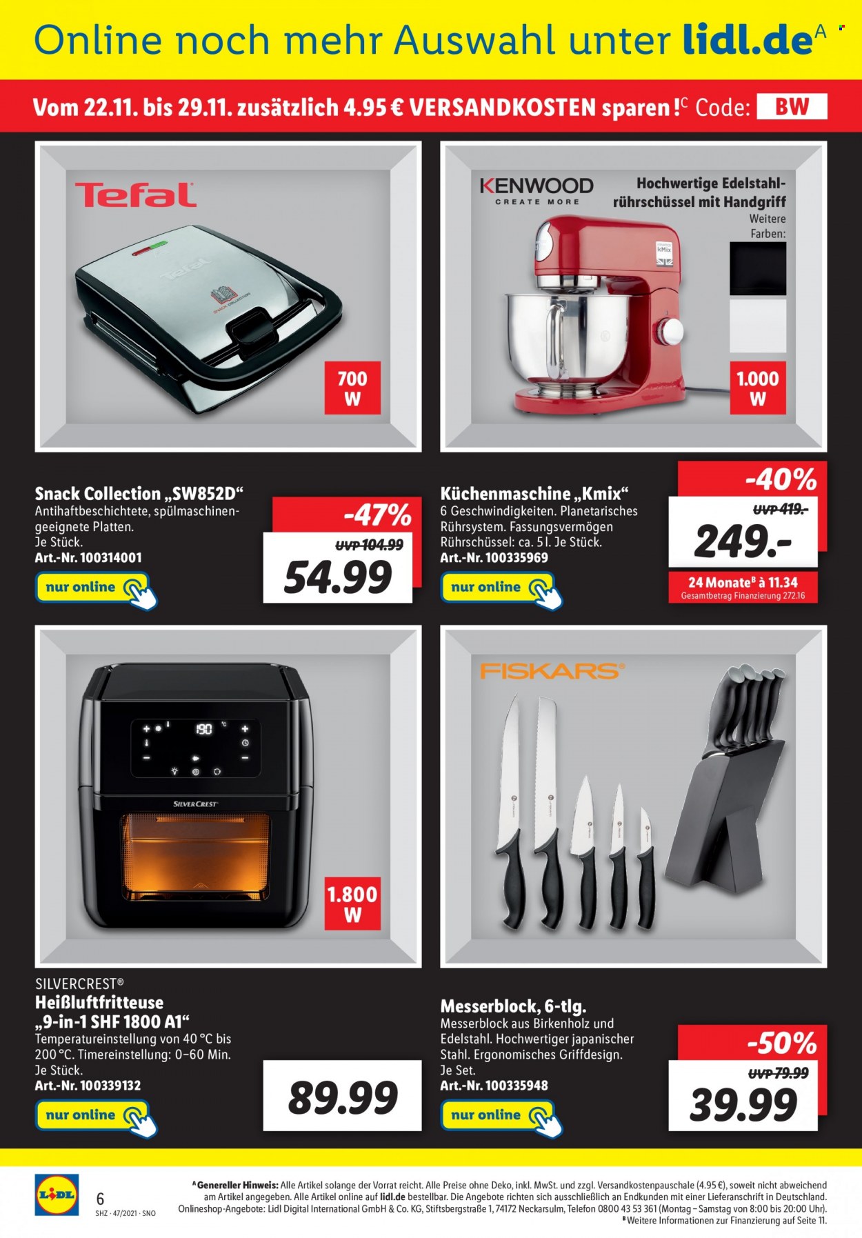 Lidl Prospekte  - 22.11.2021 - 29.11.2021. Seite 6