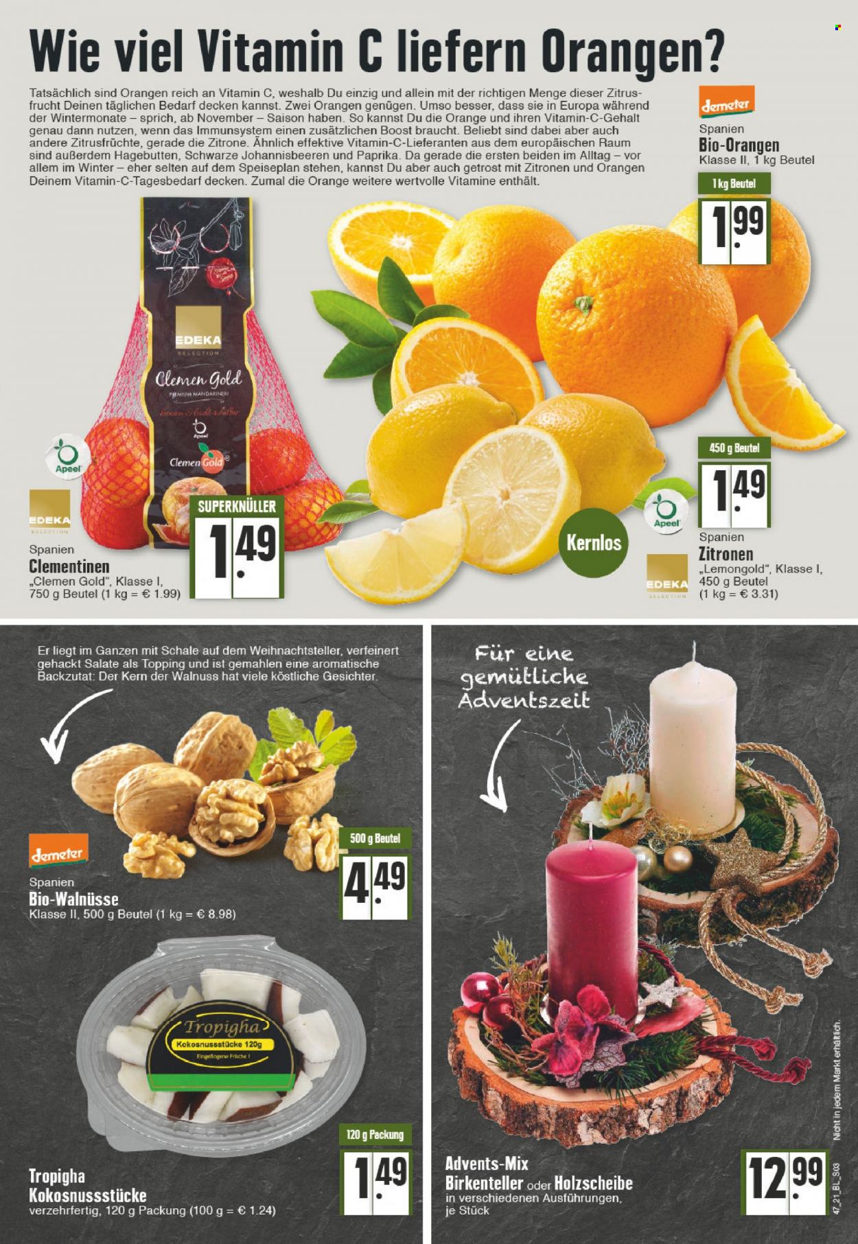 Edeka Prospekte  - 22.11.2021 - 27.11.2021. Seite 3