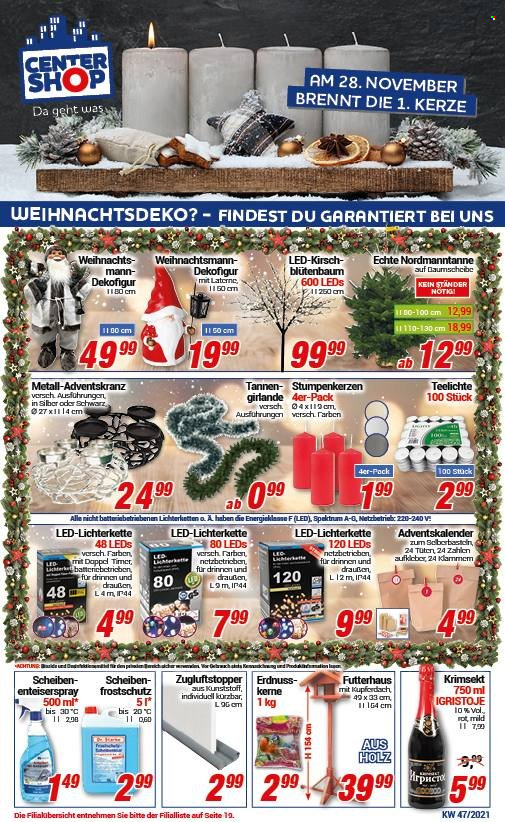 CENTERSHOP Prospekte  - 22.11.2021 - 27.11.2021. Seite 1