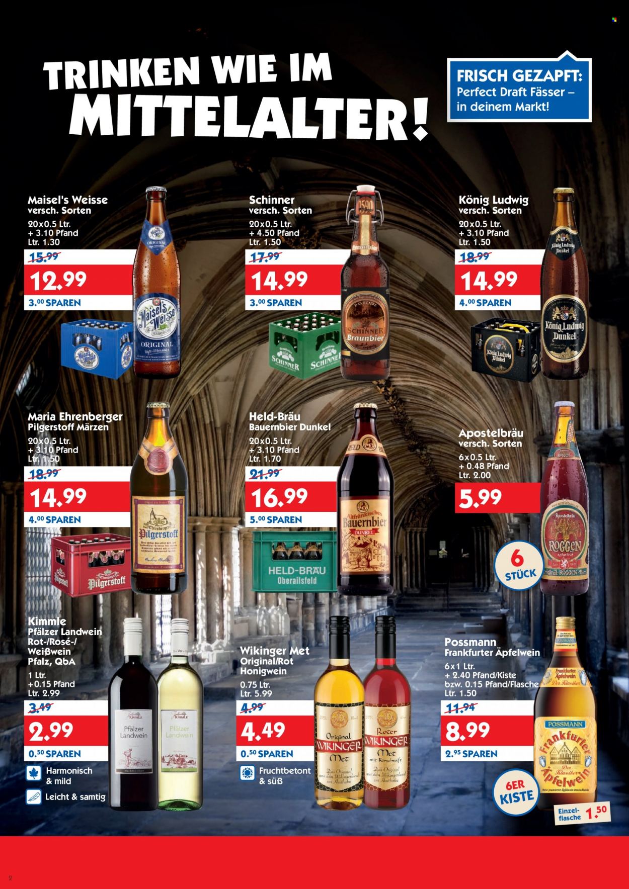 Hol'ab! Getränkemarkt Prospekte  - 22.11.2021 - 27.11.2021. Seite 2