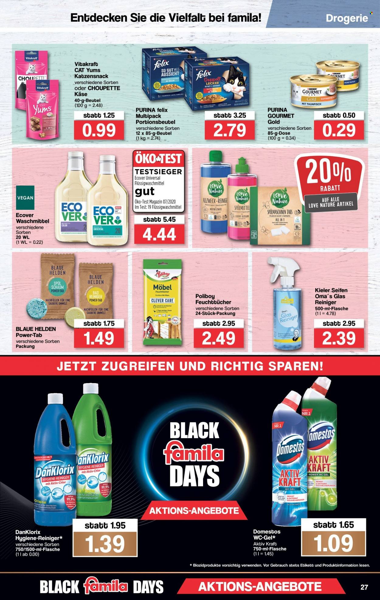 famila Prospekte  - 22.11.2021 - 27.11.2021. Seite 27