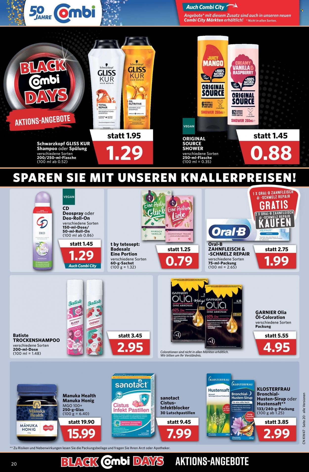 Combi Prospekte  - 22.11.2021 - 27.11.2021. Seite 20