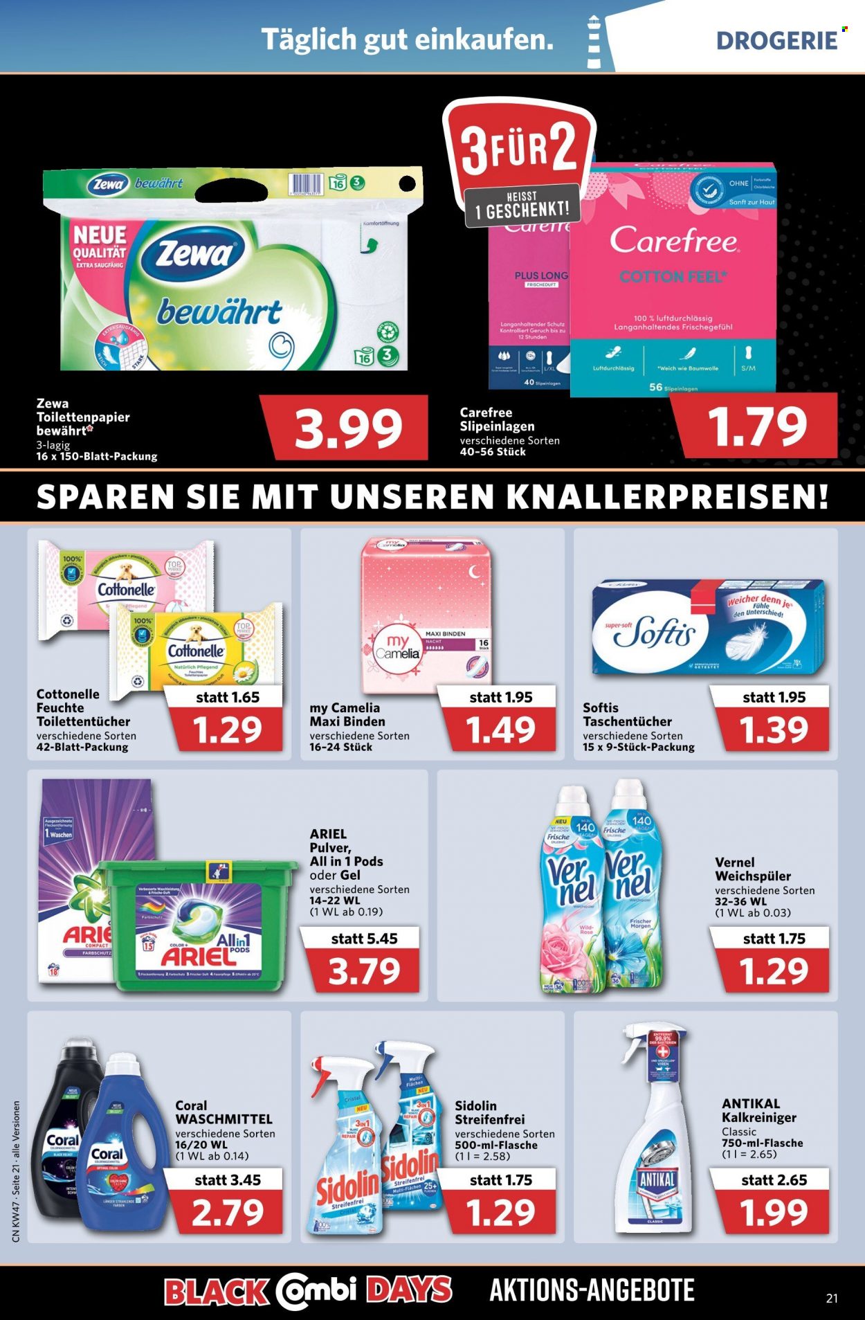Combi Prospekte  - 22.11.2021 - 27.11.2021. Seite 21