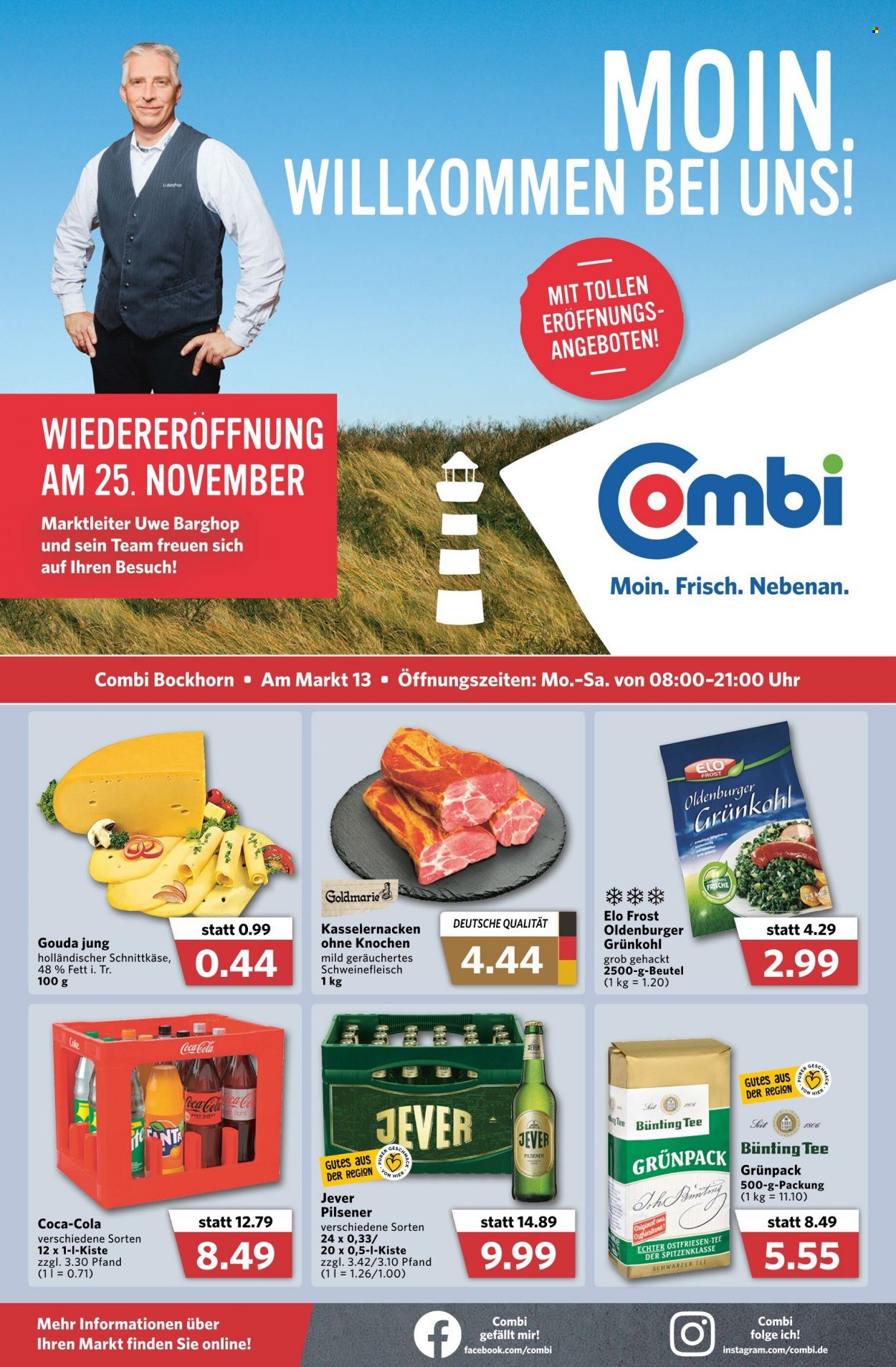 Combi Prospekte  - 22.11.2021 - 27.11.2021. Seite 1