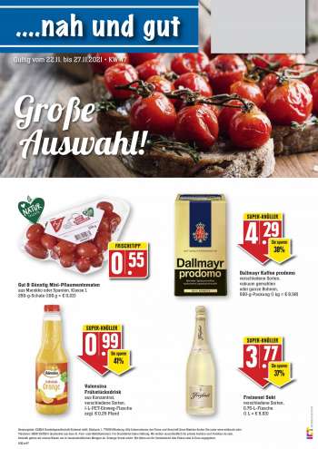 Prospekte Edeka - 22.11.2021 - 27.11.2021.