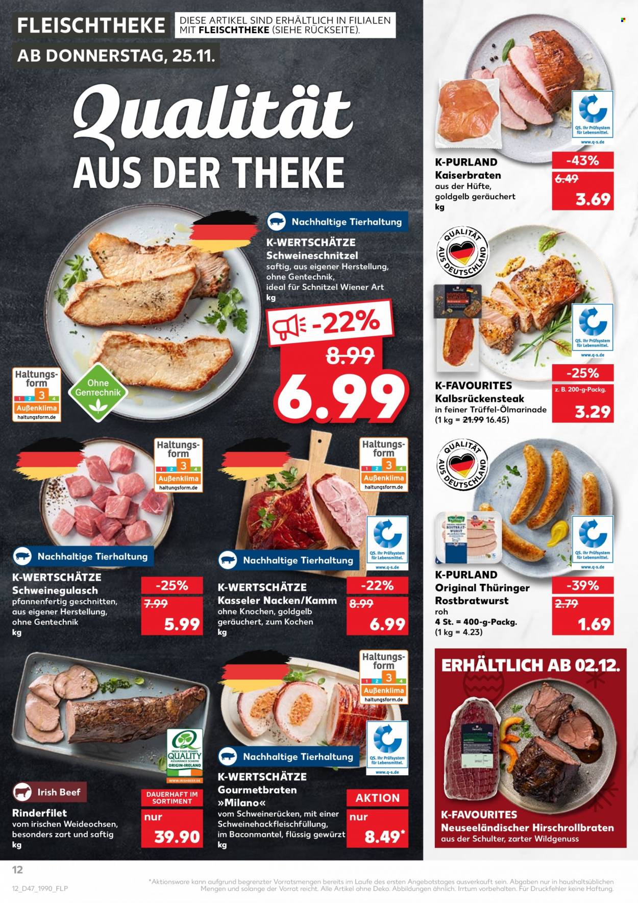 Kaufland Prospekte  - 25.11.2021 - 1.12.2021. Seite 12