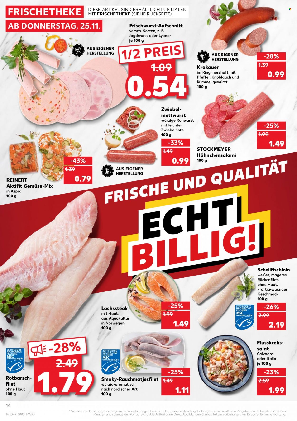 Kaufland Prospekte  - 25.11.2021 - 1.12.2021. Seite 14